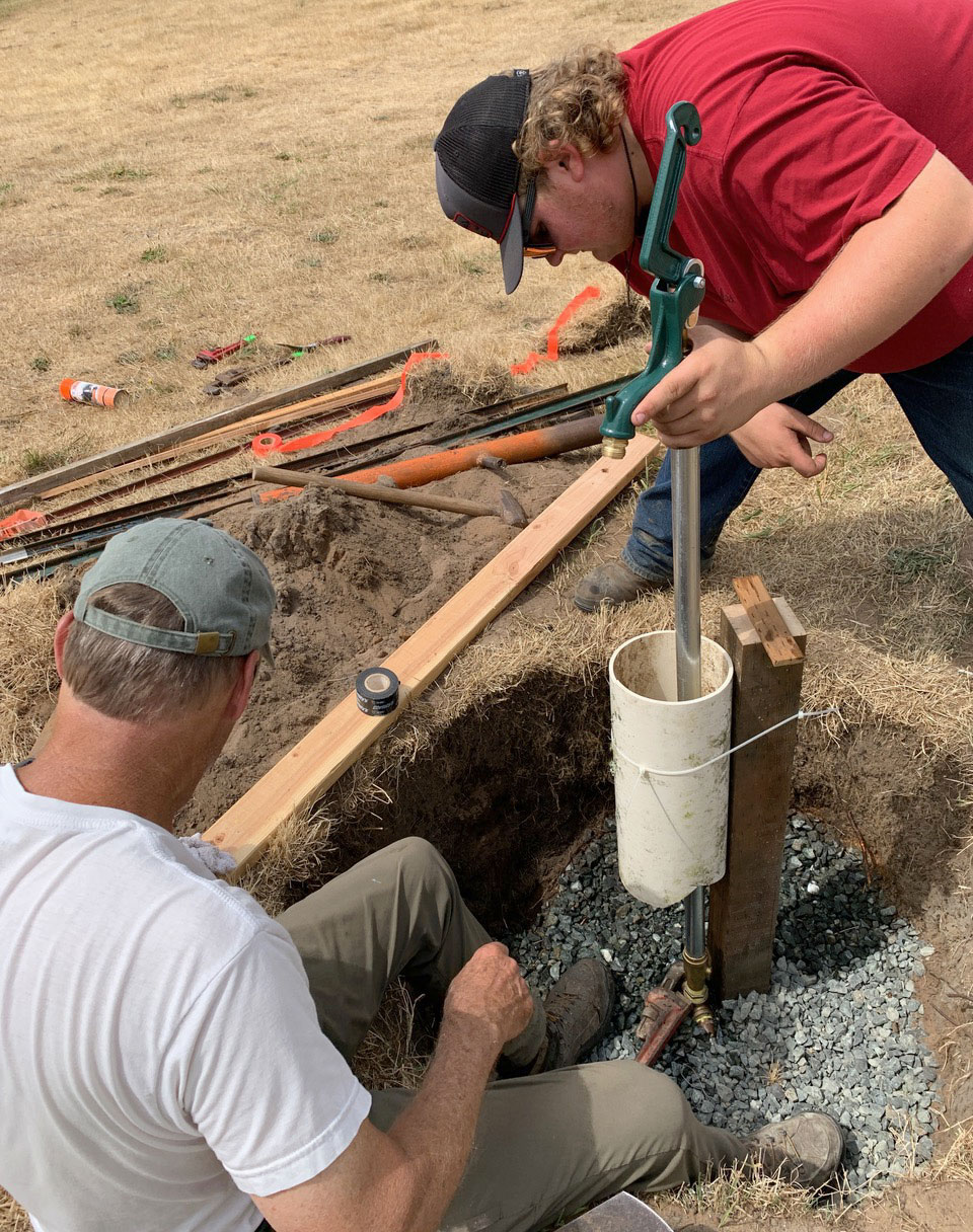 Tillamook Works water install